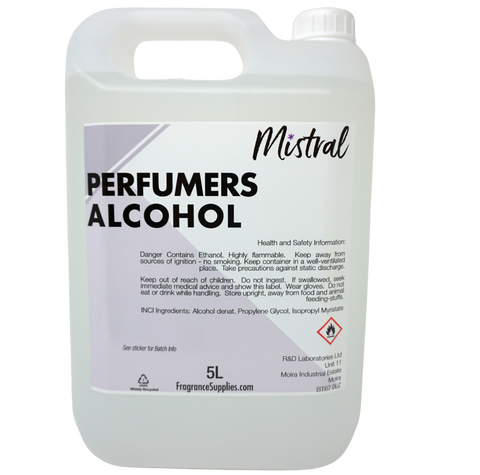 Perfumers Alcohol - Base for blending fragrance oils