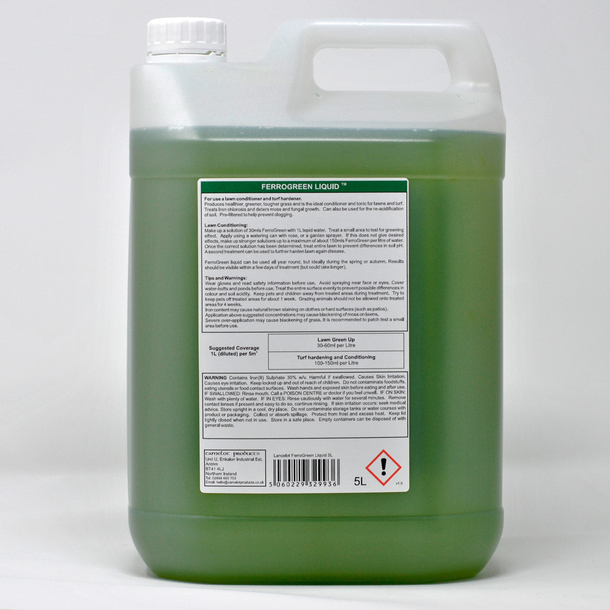 FerroGreen - Ferrous Sulphate Solution - 30% Liquid Sulfate of Iron.