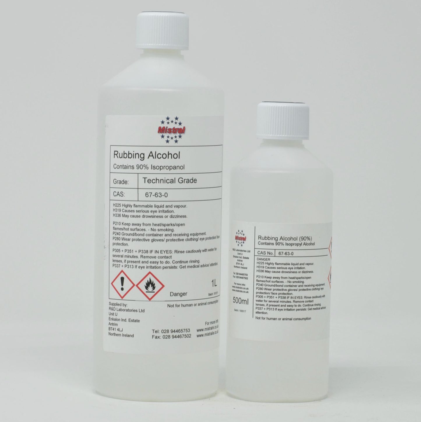 Rubbing Alcohol - 90% Isopropyl Alcohol (IPA)