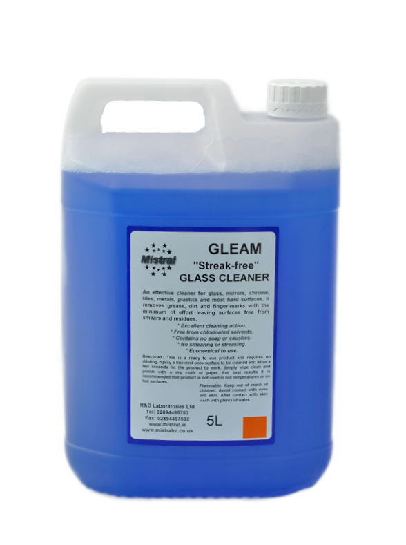 Gleam - Streak free Glass & Mirror Cleaner