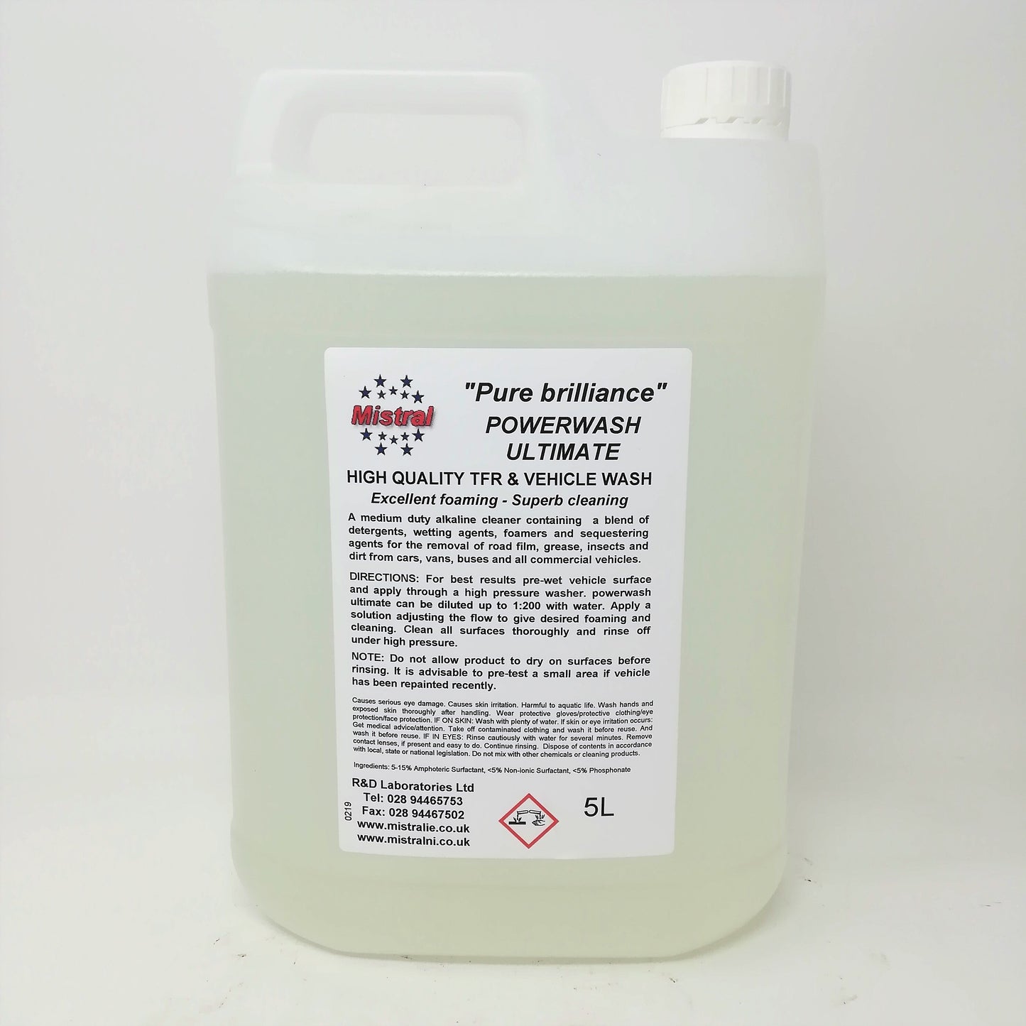 High Quality Foaming TFR - Powerwash Ultimate Vehicle Wash