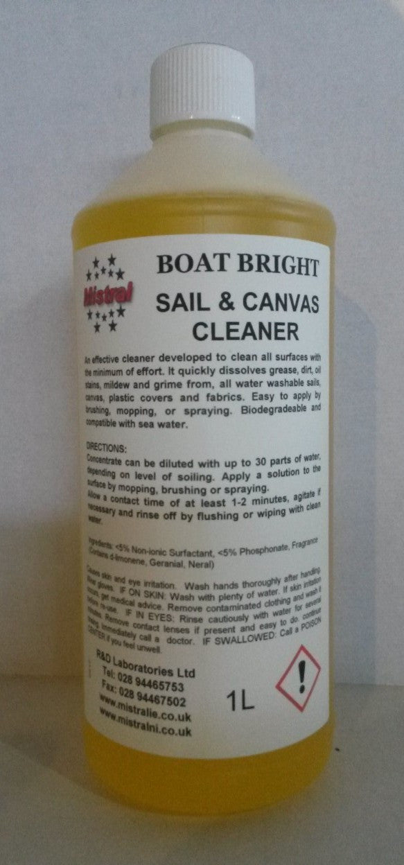 Boat Bright Sail & Canvas Cleaner concentrate