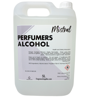 Perfumers Alcohol - Base for blending fragrance oils