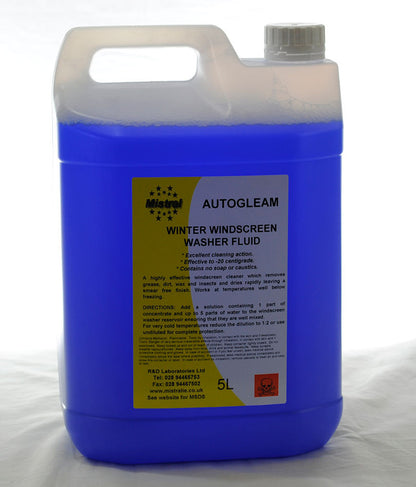 Autogleam Winter - Windscreen Washer Fluid Concentrate