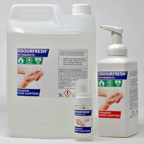 Odourfresh Hand Sanitiser Foam For Pet Owners