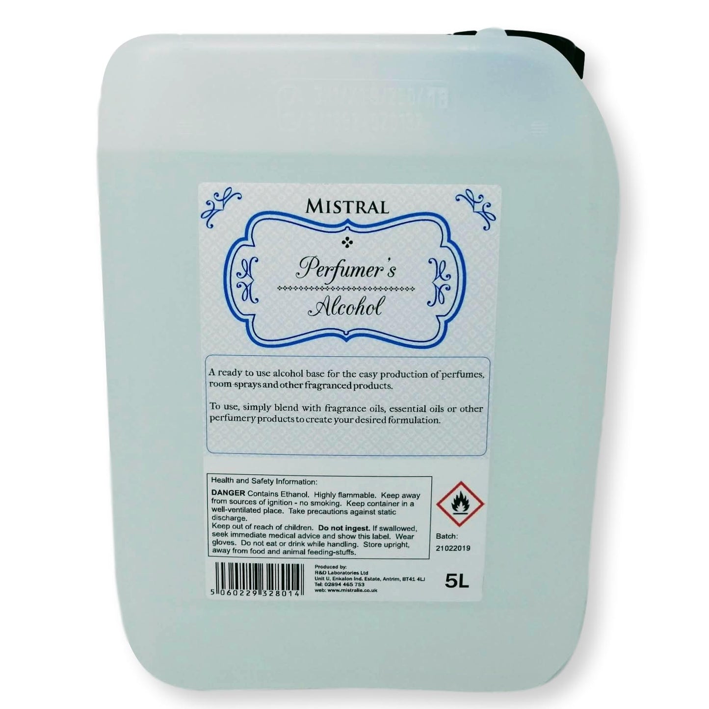 Perfumers Alcohol - Base for blending fragrance oils