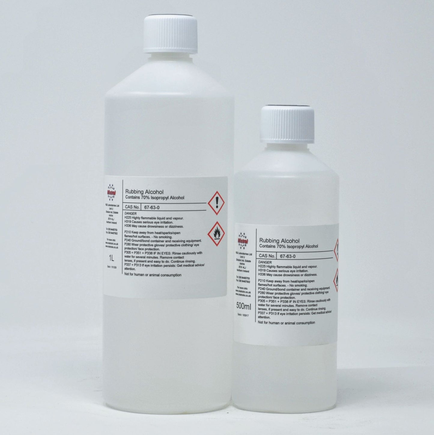 Rubbing Alcohol - 70% Isopropyl Alcohol (IPA)