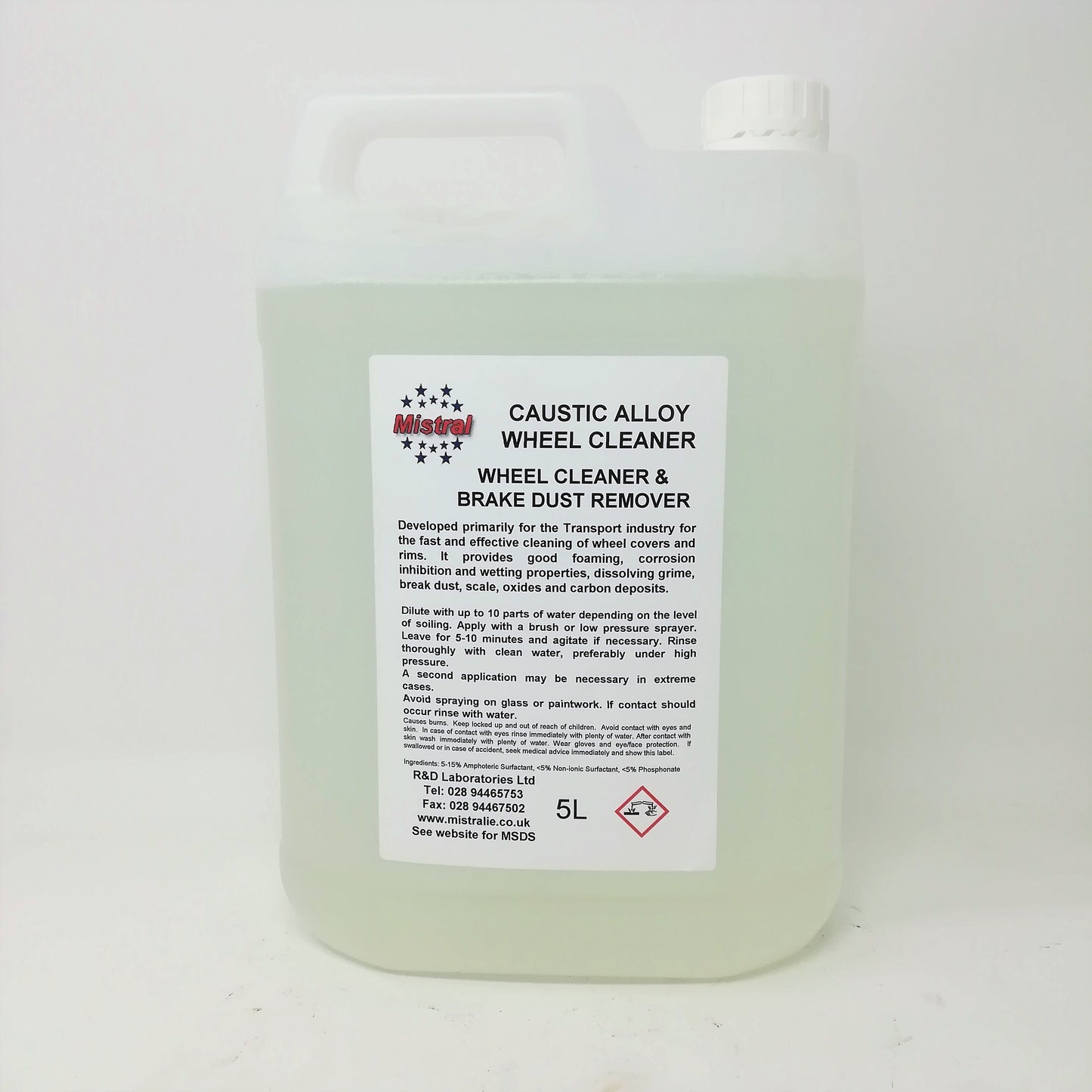 Wheel Cleaner Heavy Duty - Caustic based