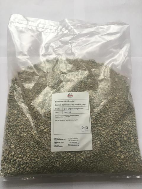Sodium Bentonite Clay Granular - Civil Engineering Grade - Pottery - Pond Sealer