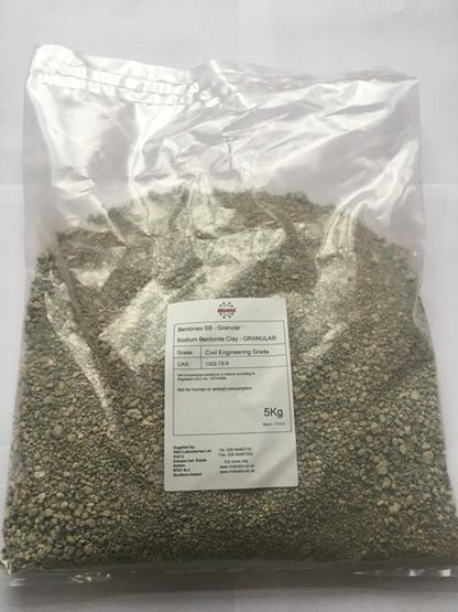 Sodium Bentonite Clay Granular - Civil Engineering Grade - Pottery - Pond Sealer