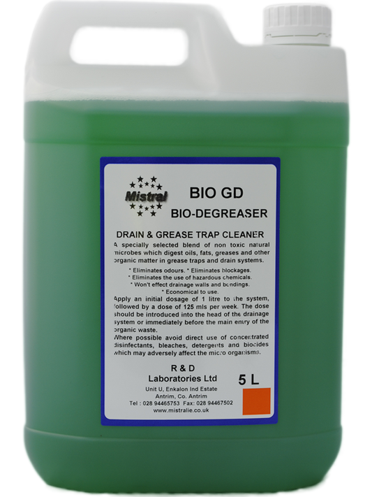 Enzyme Biological Cleaner Degreaser for Grease Traps - Bio-GD