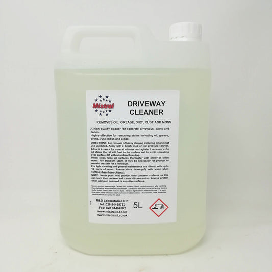 Concrete Driveway Cleaner & Oil Remover