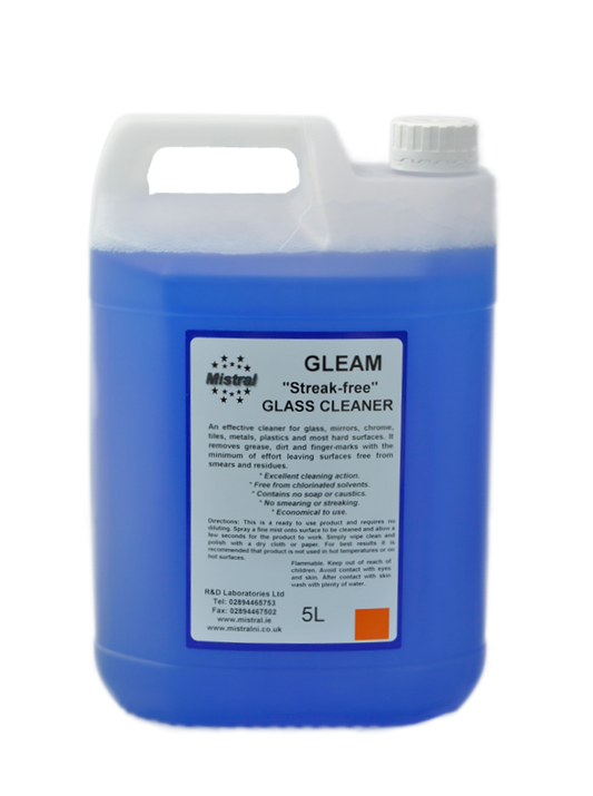 Gleam - Streak free Glass & Mirror Cleaner