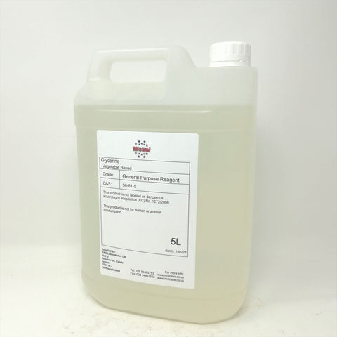 Glycerin Oil / Glycerine / Glycerol - High Quality General Reagent Vegetable Grade