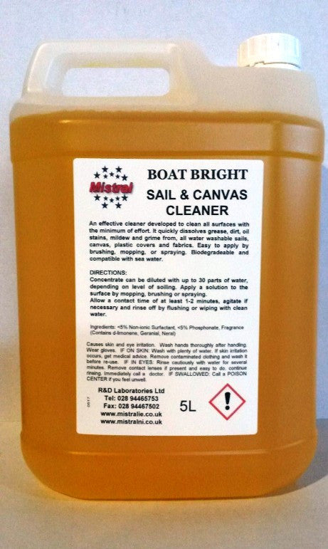 Boat Bright Sail & Canvas Cleaner concentrate