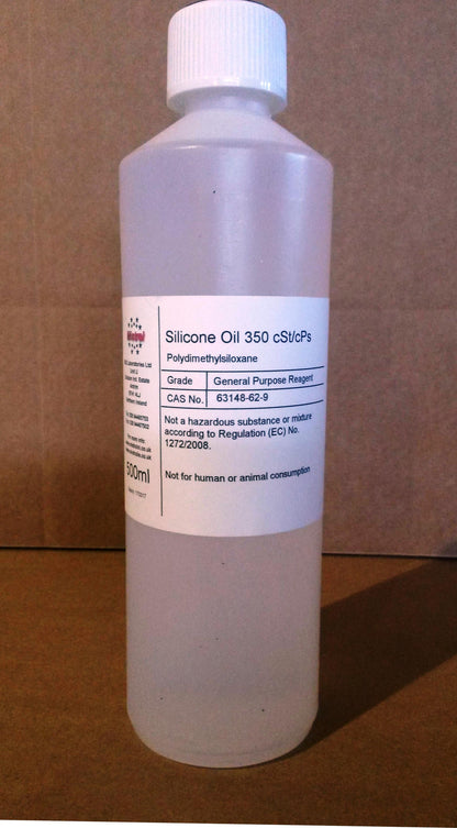 Silicone Oil 350 cPs (Polydimethylsiloxane PDMS) Lubricant / Oil Bath / Release Agent